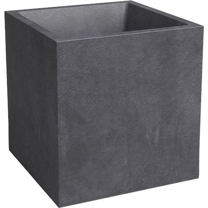 Artevasi Sydney 30cm Antraciet Vierkante Pot - Licht & UV-bestendig