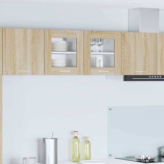 vidaXL Hangkast 2 pcs Sonoma Eik 40 x 31 x 40 cm Bewerkt hout