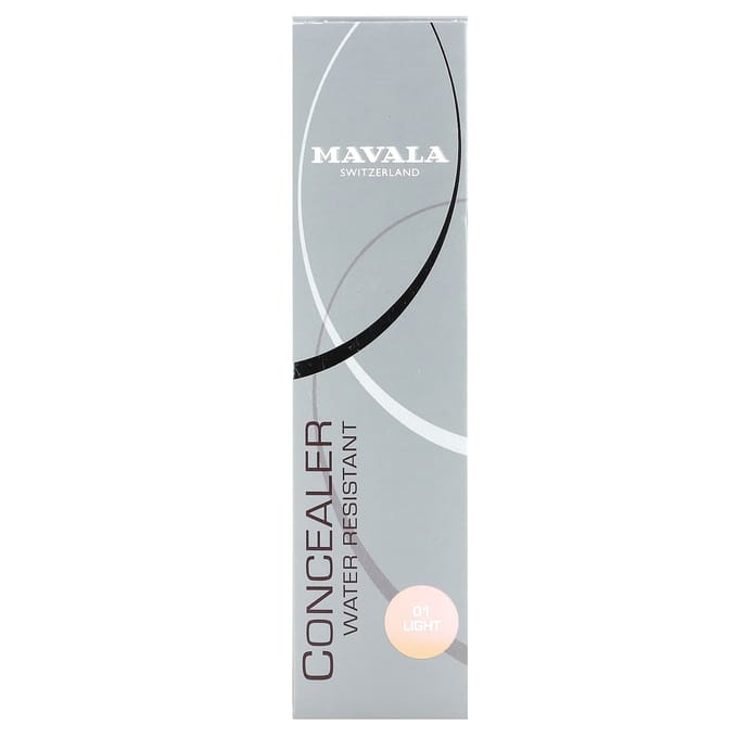 Mavala, Water Resistant Concealer, 01 Light, 0.3 fl oz (9 ml) white