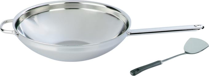 Demeyere Apollo 7 - Wok - 32 cm - Vlakke bodem - met gratis Wokspatel