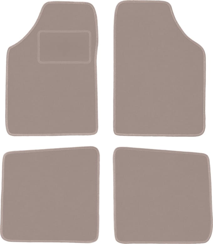 Beige veloursmatten voor: Renault Kangoo I combivan (1997-2008)