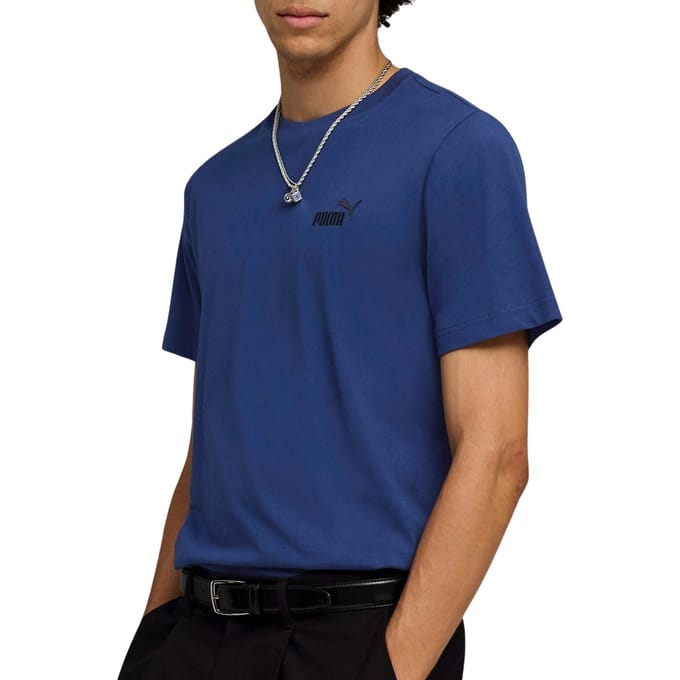PUMA ESS Small No. 1 Logo Tee (s) Unisex T-shirt - Blue Jewel