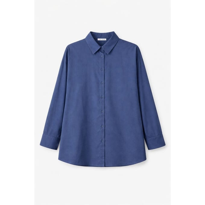 Langnekkig Katoenen Shirt