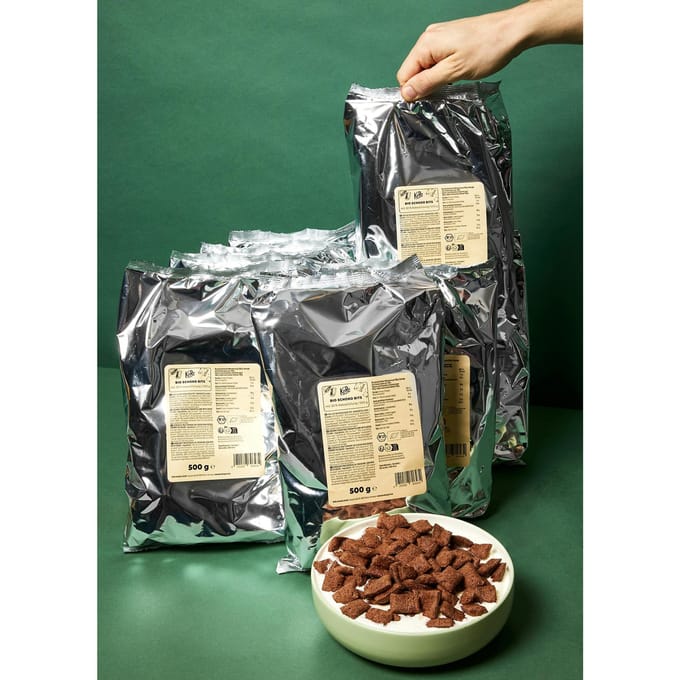 Bio choco-bits met 30% cacaovulling 8 x 500 g