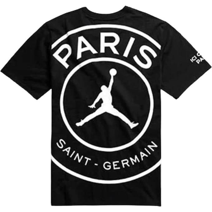 Jordan X Paris Saint Germain Logo T-shirt BQ4273-010 L black