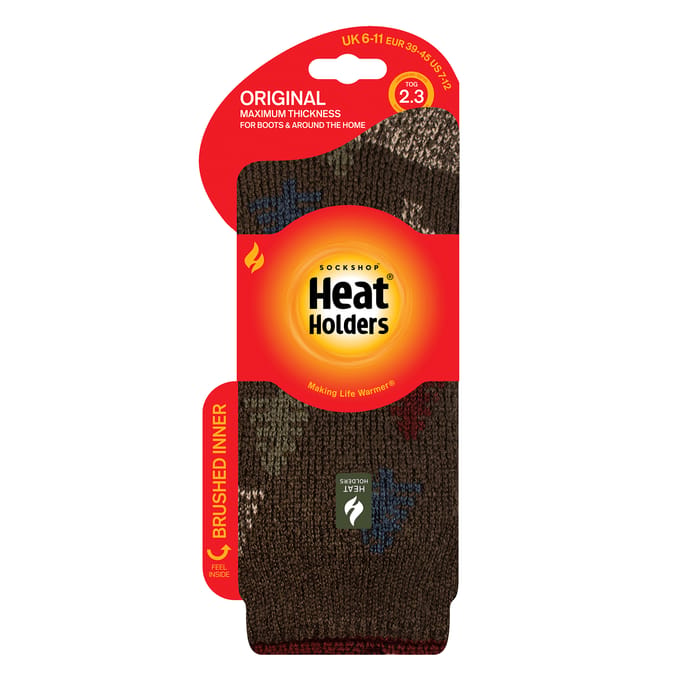 Jacquard thermische sokken voor heren voor de winter