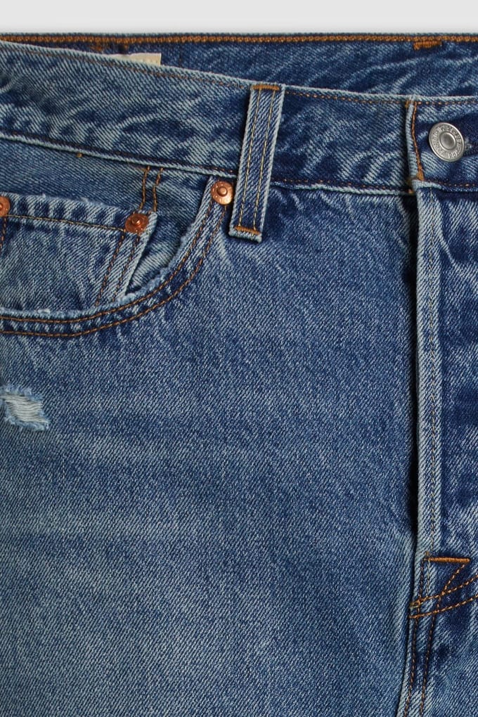Levi's Long Icon Skirt Med Indigo Größe: W25 | Maxiröcke Outlet | Damen | Blau