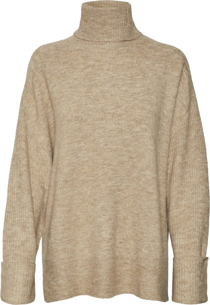 VERO MODA - VMJUPITER LS HIGHNECK PULLOVER BF - Dames - Gebreide truien