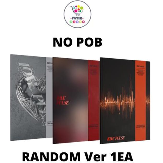 Selecteer POB TREASURE 3e MINI ALBUM LOVE PULSE No POB Random black