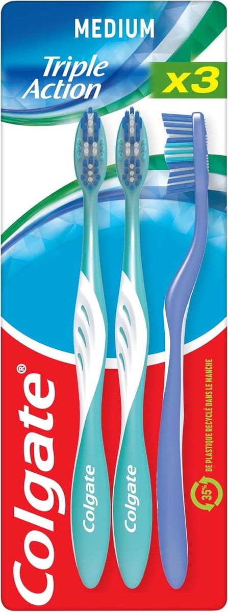 Handtandenborstel - Drievoudige werking - Mondhygiëne - Interdentale reiniging - Set van 3