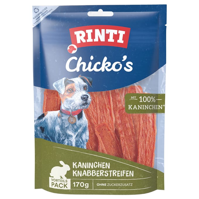 2x170g Rinti Chicko Konijn Hondensnacks