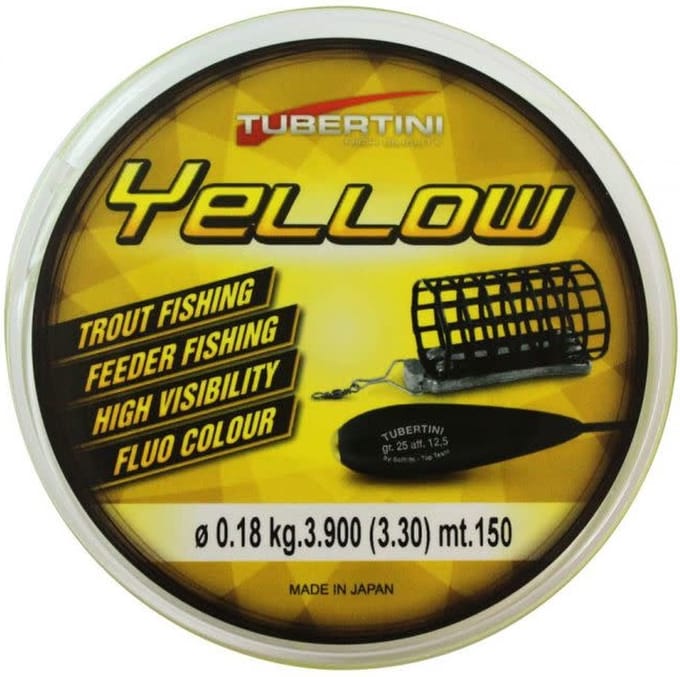 Tubertini Feeder - Forel Lijn 100m Fluo Yellow 0.16mm