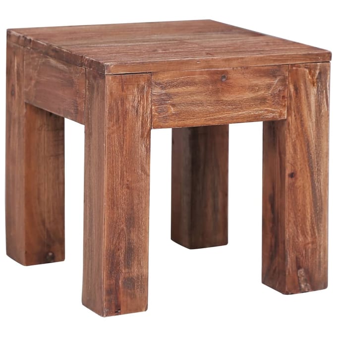 Salontafel 30 x 30 x 30 cm Massief Gerecycled Hout