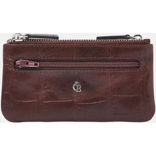 Castelijn en Beerens double zip sleuteletui croco mocca