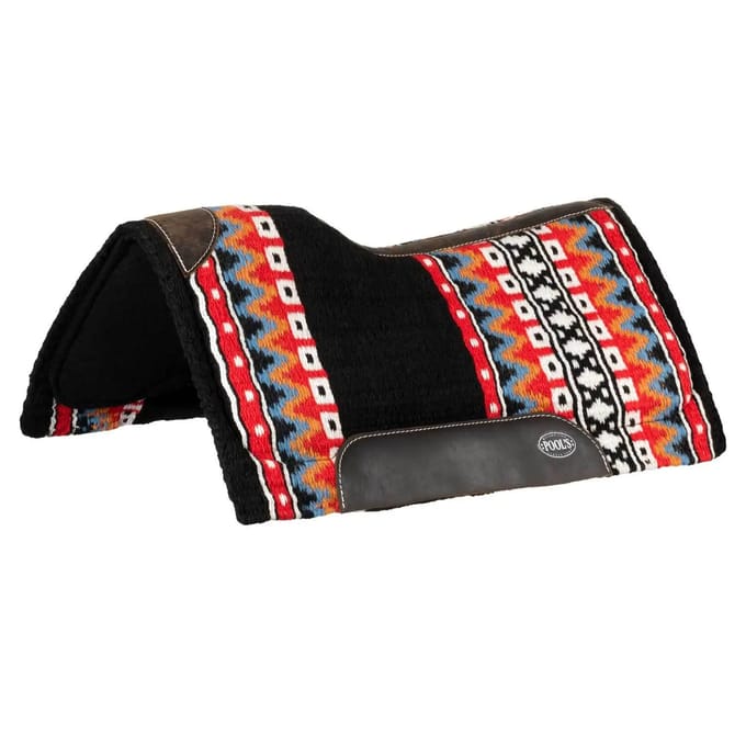 Vilt wollen dressuurmat voor paard Pool's