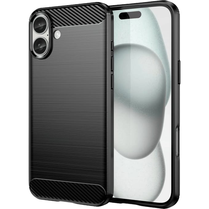 Mocaa Apple iPhone 16 Plus Schokbestendig Hoesje Zwart