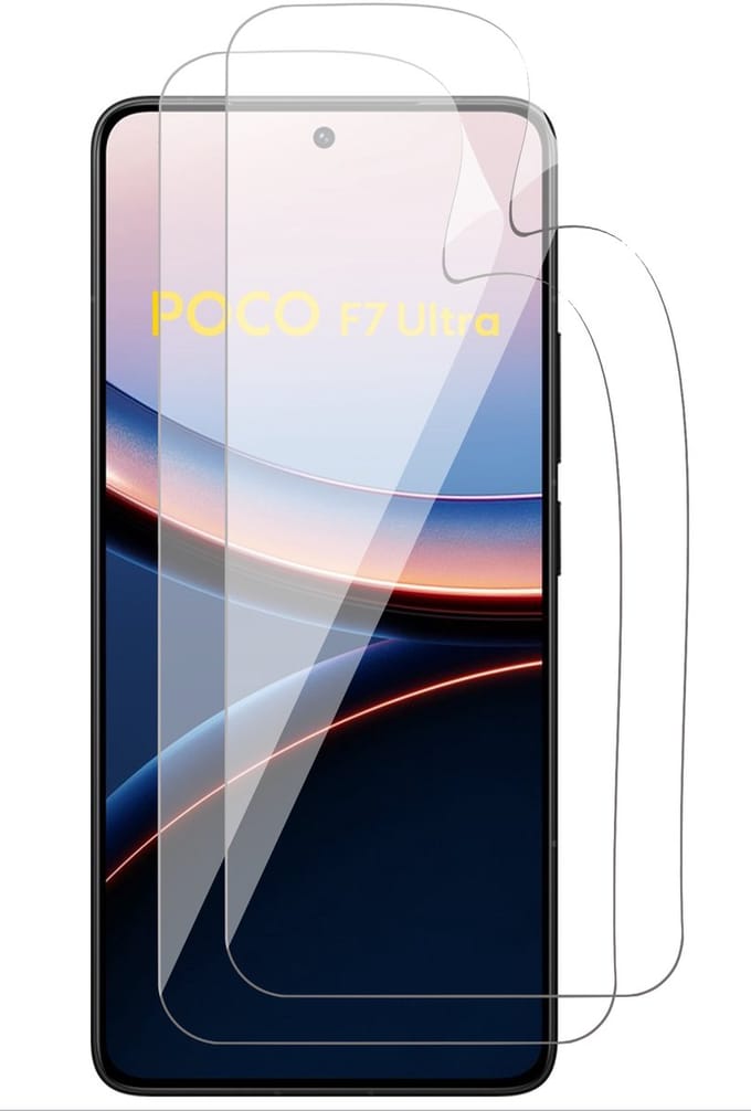Screenprotector geschikt voor Xiaomi Poco F7 Ultra - 2x FlexGuard Screen Protector