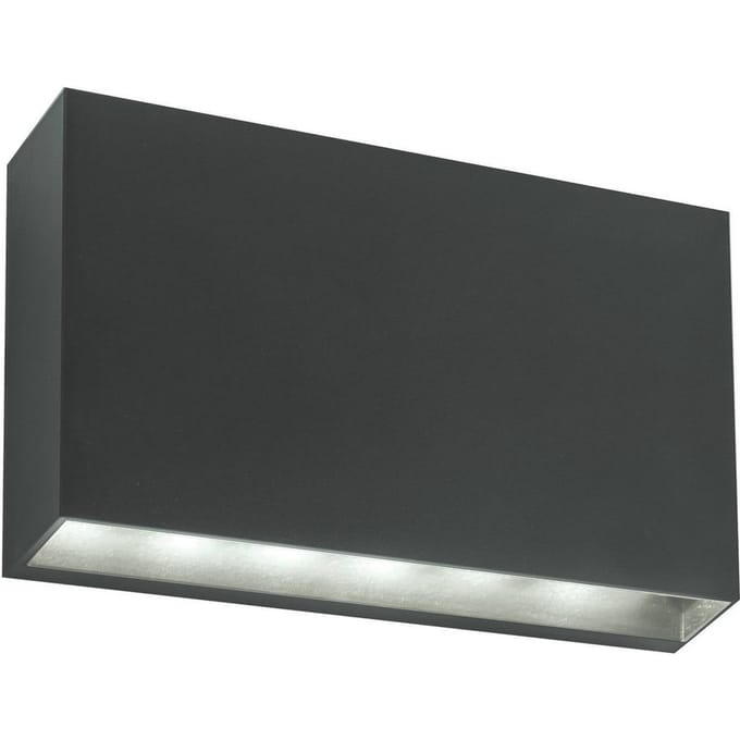 Viokef LED buitenwandlamp Elvira, donkergrijs
