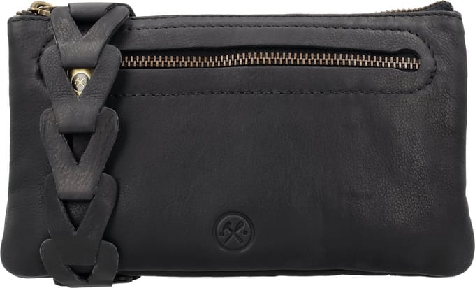 Hide & Stitches Daydreamer Schoudertas - 100% Leer - Zwart