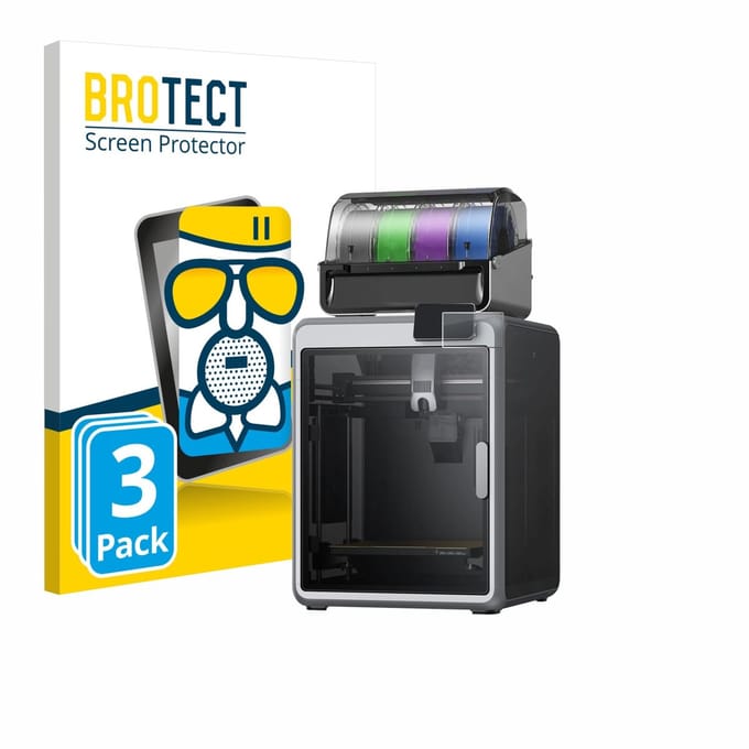 BROTECT - Screenprotector voor Creality K2 - Folie Beschermfolie Beschermglas matte 3 Stuks