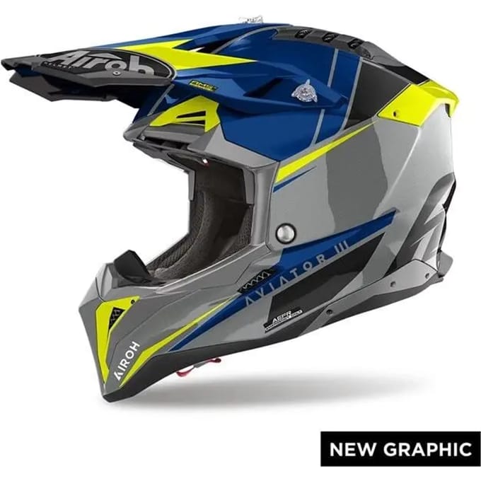 Motorhelm Airoh Aviator 3 Push