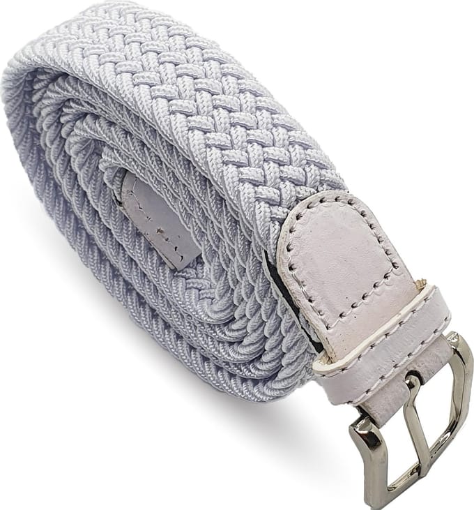 Safekeepers elastische riem -riem elastiek dames - Stretch Riem - riem dames - broekriem - 110 - wit