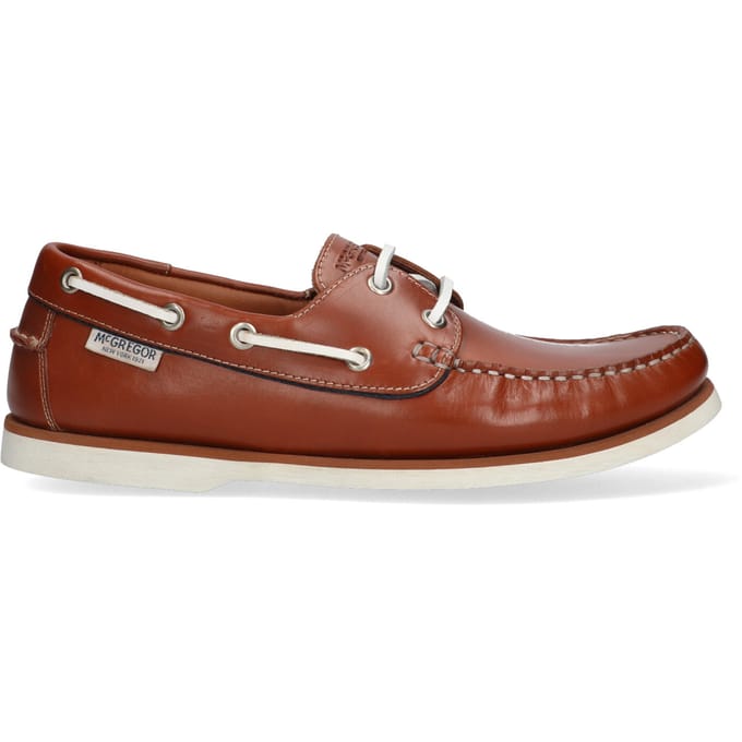 McGregor Heren Bootschoenen - Bruin - Bootschoenen - Leer