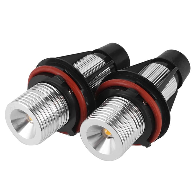 2 stuks 6000K 720lm LED Lamp Auto Auto   Angel Eyes Halo Ringen Lamp Geschikt voor E39 E53 E60 E63 E64 black
