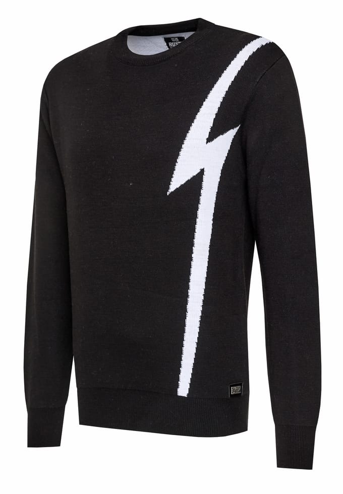 Flash gebreide trui met ronde hals