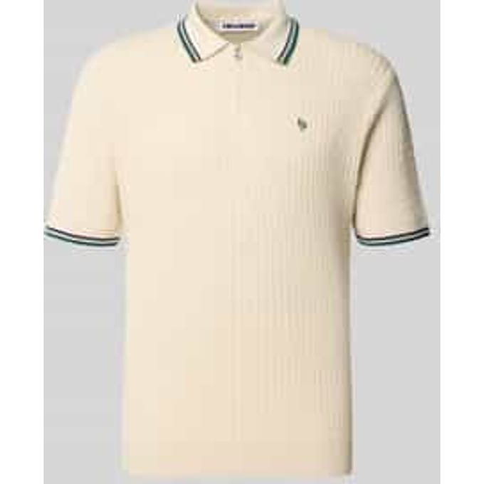 slim fit poloshirt in brei-look