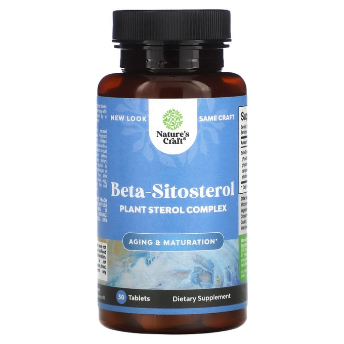 Nature's Craft, bêta-sitostérol, 30 comprimés