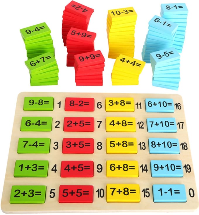 Small Foot - Houten Spel Rekensommen Maken