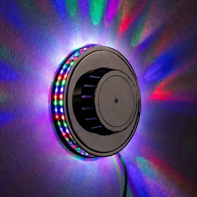 Lomera Discolamp met Muzieksensor - Multicolour LED - 360 graden draaibaar - USB