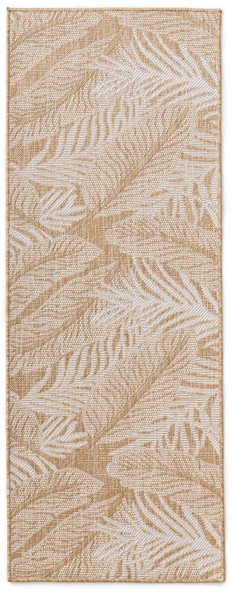 Jute balkonkleed - Borealis beige/crème 67x180