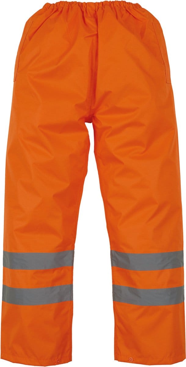 Yoko Hi vis waterproof over trousers YHVS46 - Hi Vis Orange - M