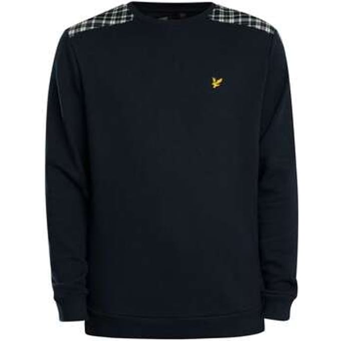 Sweaters Lyle &amp; Scott Trui met geruite panelen