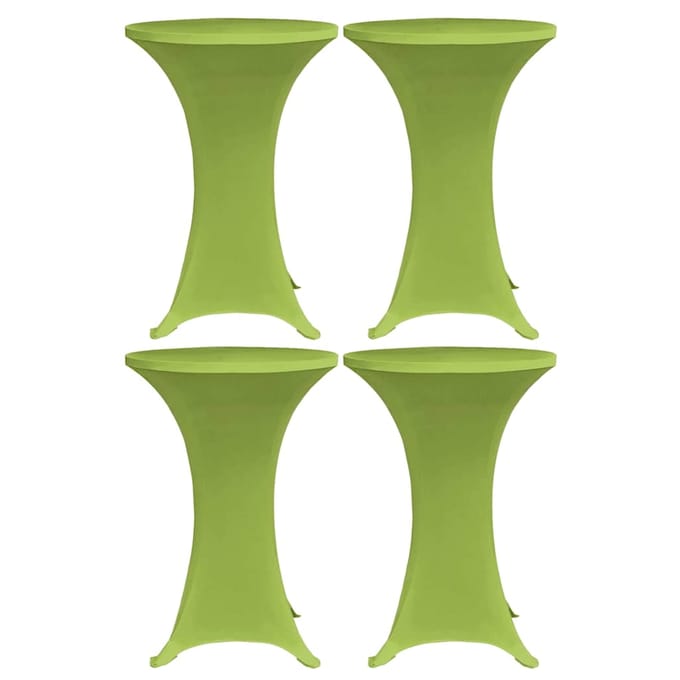 vidaXL - Tafelhoes - stretch - 4 - st - 70 - cm - groen