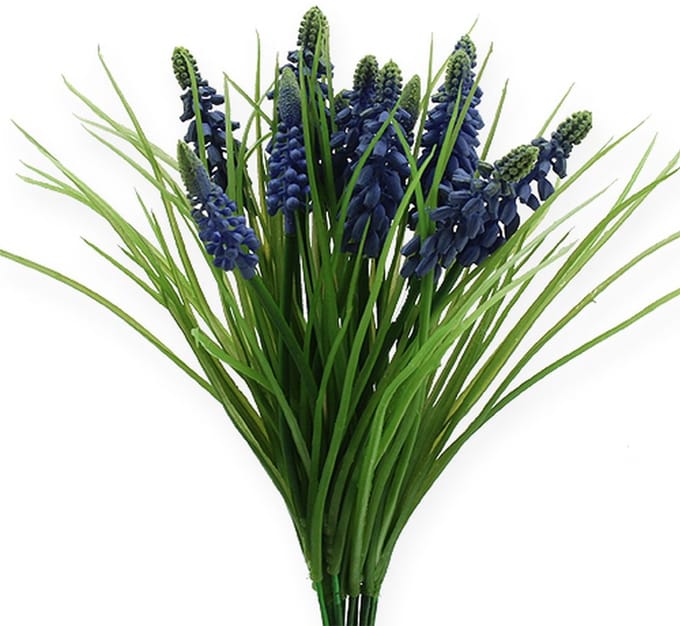 Druifjes 28cm - 30cm Blauw 15 stuks