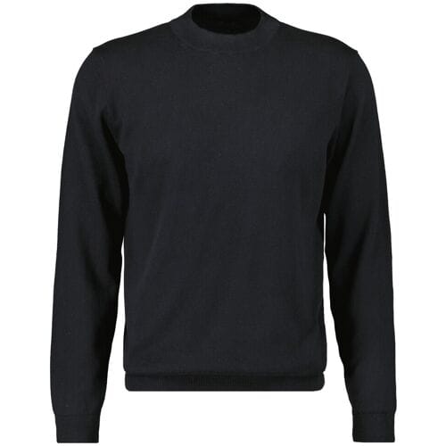 Ragman Trui Turtleneck Knitted Cotton Cashmere Zwart / male