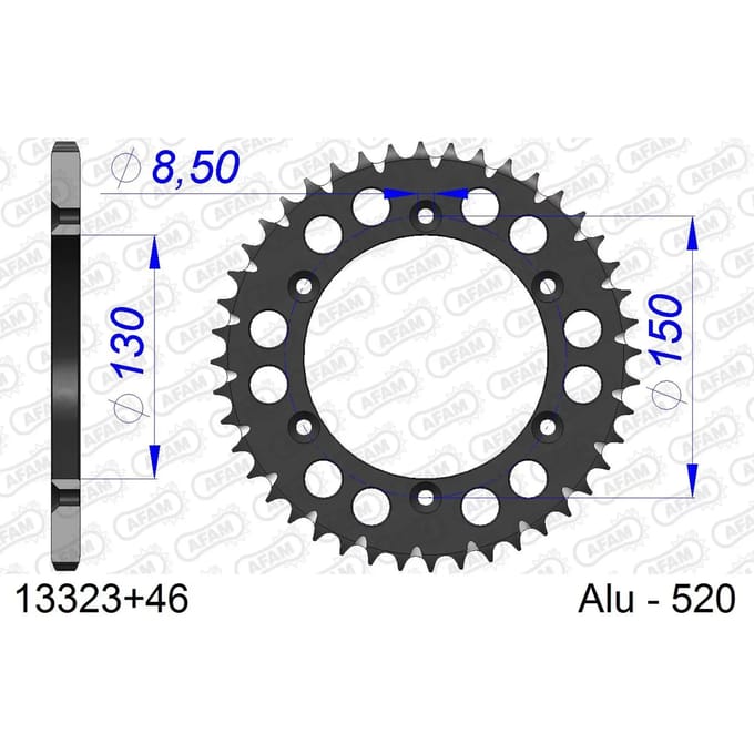 Tandwiel Afam 520 46 dents