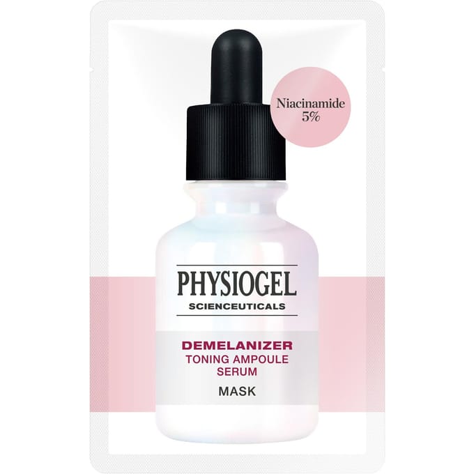 Masque Ampoule Sérum Tonifiant D-Melanizer Scienceuticals Physiogel (3+1 Feuilles) black