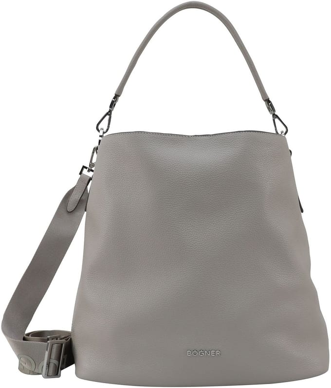 Bogner Schoudertas Pontresina Jessi Hobo Bag Lightgrey Beige
