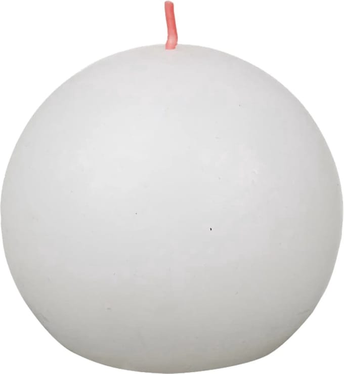 Bolsius Bolkaarsen Shine 6 st rustiek 76x71 mm wolkenwit