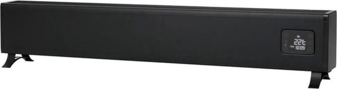 Eurom alutherm baseboard 1000W met WiFi en app - zwart (361179)