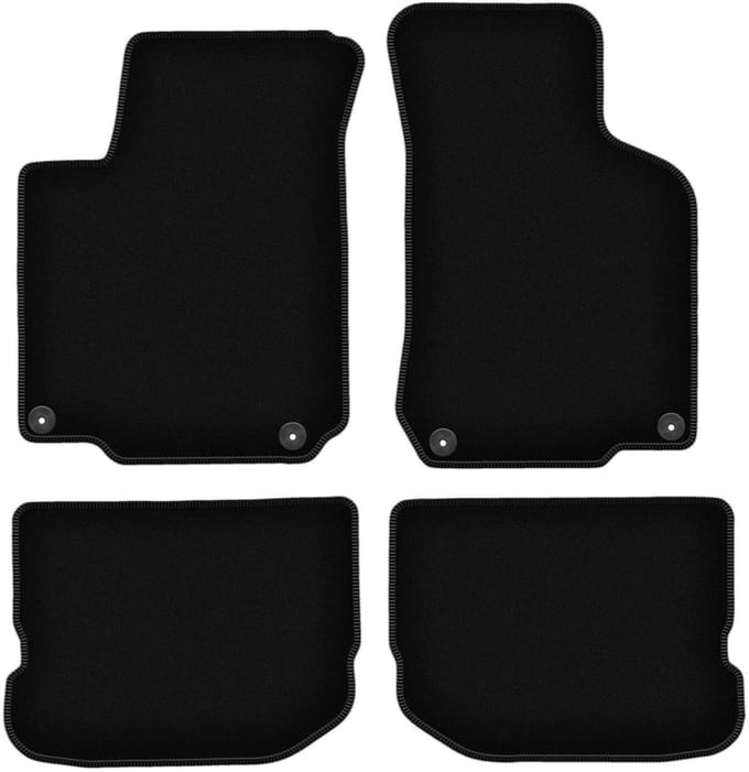 BASIC zwarte veloursmatten voor: Volkswagen Golf IV hatchback, stationwagen, variant (1997-2003)