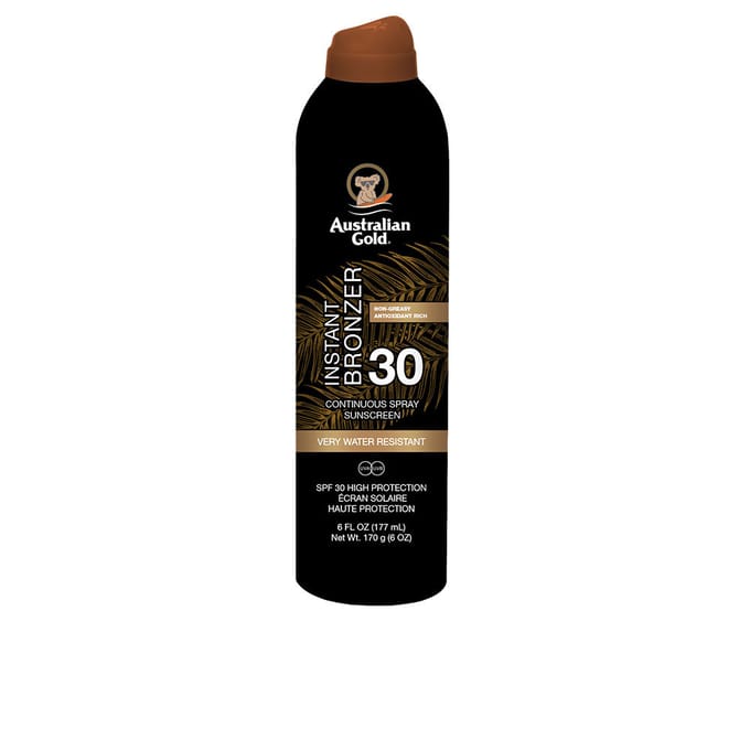 Australian Gold Zonnebrand Spray SPF30 Instant Bronzer - 177 ml