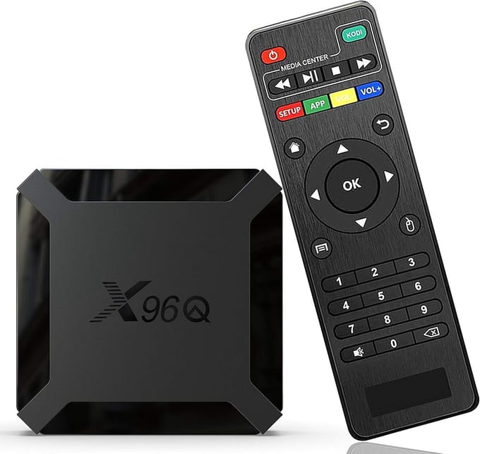 Android TV box 4K Ultra HD - dual-band WiFi - Bluetooth 5.2 - 2GB RAM 16GB ROM - zwart