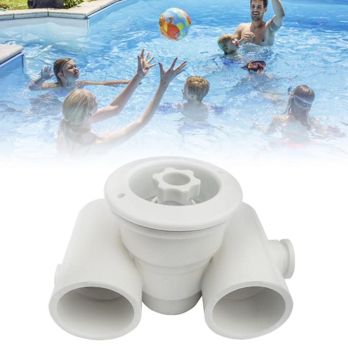 Plastic Zwembad Massage Nozzle Spa Nozzle Zwembad Uitrusting Accessoires white