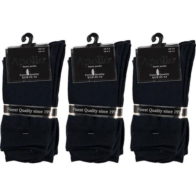 Apollo 9P Sokken Marine Blauw - Maat 35-42