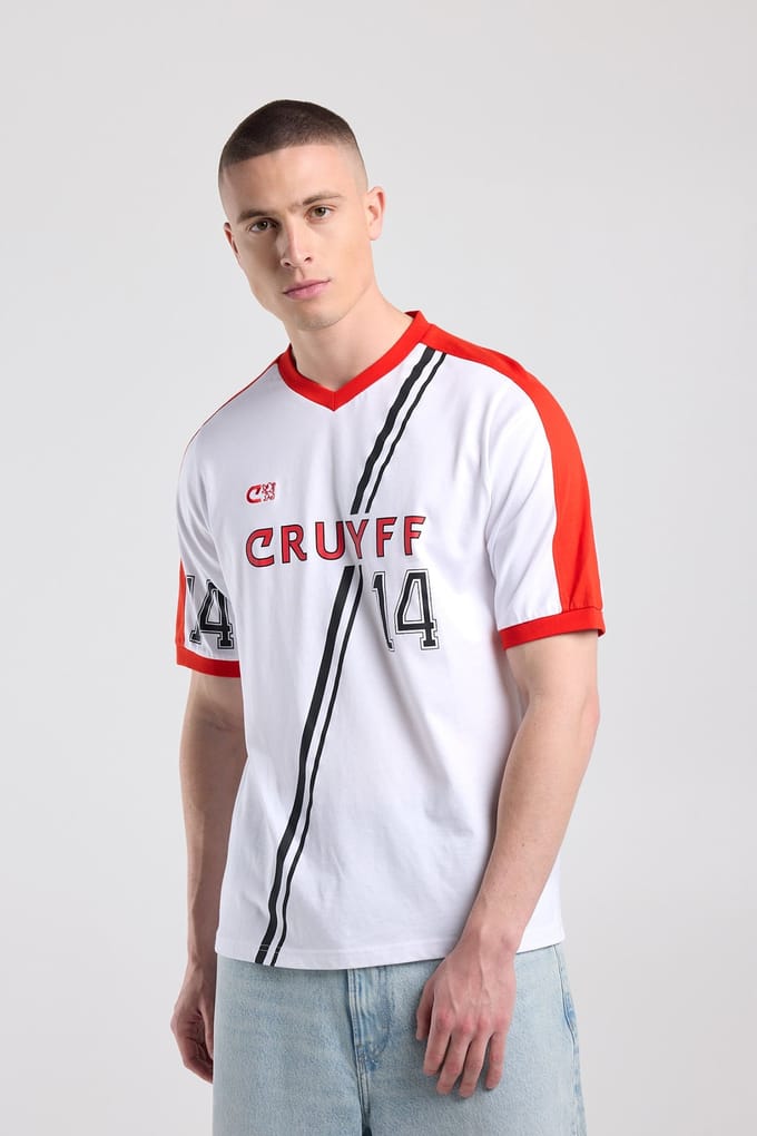America Today Cruyff Washington White Taglia: L | Magliette basic Outlet | Uomo | Bianco